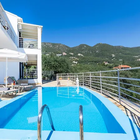 Villa Elli Epavlis Private Pool Starlink Wifi Near Barbati Spartylas