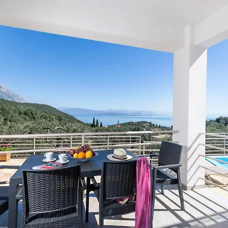 Villa Elli Epavlis Private Pool Starlink Wifi Near Barbati Spartylas