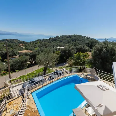 Elli Epavlis Private Pool Starlink Wifi Near Barbati * Szpartílasz